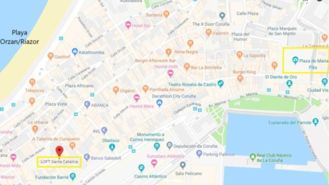 아 코루냐 El Loft De Santa Catalina 아파트 외부 사진